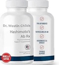 Dr. Westin Childs Hashimoto's Ab Rx | Organik Black Cumin Tohum Nigella Sativa for Immune, Tiroid Antibody Support, Digestion, TPO & Thyroglobulin, Omega 6, 7, 8, Thymoquinone, Selenium - 120 ct