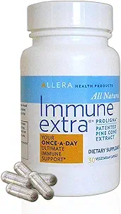 Allera Health Pine Cone Extract Capsules - Vegan ProLigna Plant Temel Diyet Ürünleri - Immune Support Supplement - Organik Scotch Pine Cone Ekstraksiyon Vahşi Silahlı Ağaçlardan Atık - 30 Capsules