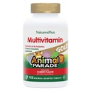 NaturesPlus Animal Parade Gold Children's Chewable Multivitamin - Natural Cherry Flavor - 120 Animal Shaped-Tablets - with Vitamin D3, K2 & Probiotics - Vegetarian & Gluten Free - 60 Servings.