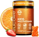 Premium Kids Multivitamin Gummies – 12 in 1 Kids Gummy Vitamins – Growth Chewable Multivitamin for Toddlers and Teens – Immune, Brain & Focus Support – GMO-Free, Gluten-Free – 2 Months Supply