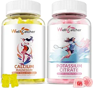Κάλιο Κιτρικό Gummies με Ασβέστιο Μαγνήσιο Gummies