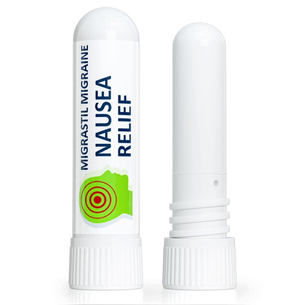 Βασικός Vigor Migrastil Nausea Inhaler (2-πακέτο) - Pocket Μέγεθος Αρωματοθεραπεία Stick για Queasiness - Όλα φυσικά, γρήγορη βοήθεια δράσης