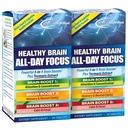 Uygulamalı Beslenme Sağlıklı Beyin All-Day Focus - 50 Tablet, 2 Paket - Turmeric Extract ile Güçlü 3-in-1 Beyin ATM - 50 Toplam Hizmetler