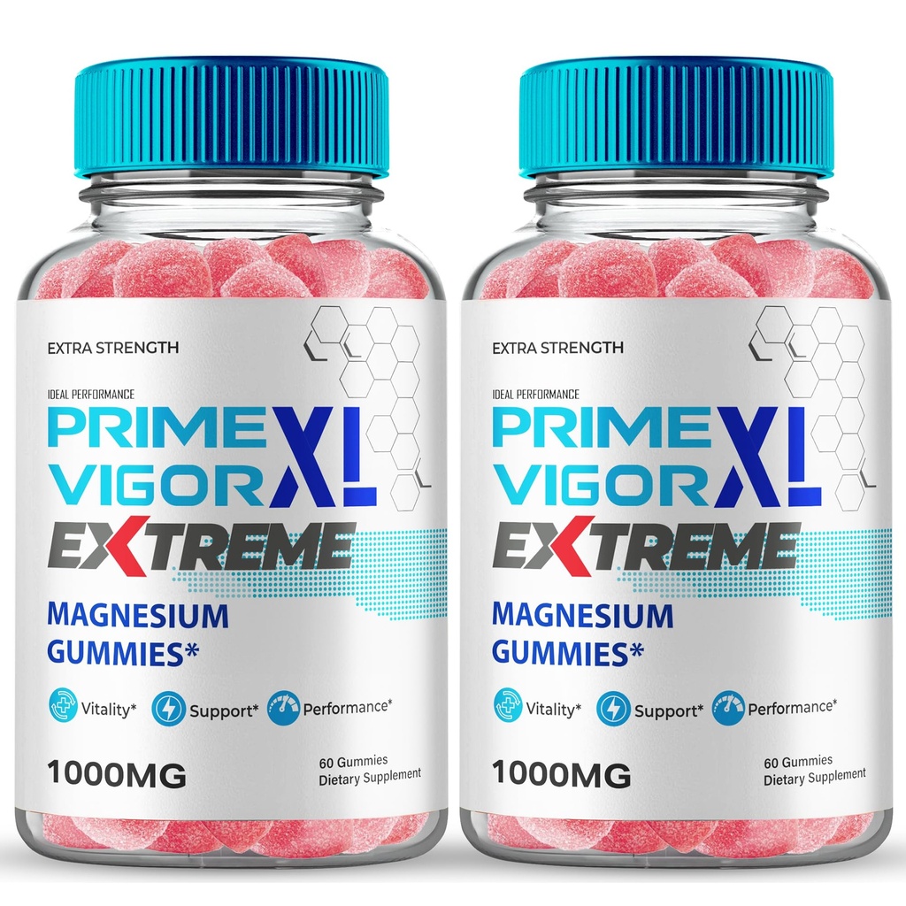 Prime Vigor XL Extreme Gummies, PrimeVigor XL Extreme Supplement Gummies - Extra Strength Performance All Natural Supports, PrimeVigorXL Reviews (2 Pack)