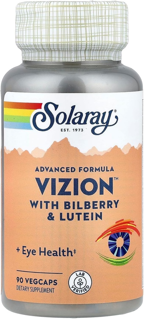 SOLARAY Vizion, Veg Cap (Btl-Plastik) 42 mg | 90ct
