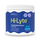 Hi-Lyte K1000 Blue Raspberry Electrolytes Powder, 50 Servings - 1000mg Potassium + Magnesium, Sodium, Trace Minerals - 0 Carbs, 0 Sugar