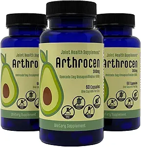 Ortak Sağlık Supplement, 300Mg Aokado Soy Unsaponifiable, Non-GMO, Süt Free, Gluten Free & Shellfish Free, 60 Day Supply, One Capsule Per Day (6 Ay) ...