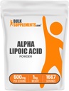 BulkSupplements.com Alpha Lipoic Acid Toz - ALA Supplement, Antioksi Supplement - Gluten Free, 600 mg per Service, 1kg (2.2 lbs) (Pack of 1)