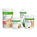 Herbalife Formula 1 Healthy Nutritional Shake Mix (Strawberry Cheesecake 750g) and Active Fiber Complex 210g Combo with Herbal Aloe Concentrate Pint 473ml-PERSONALIZED Protein Powder 360g