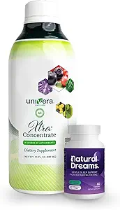 Univera Revitalize & Rest Combo Pack for Advancedd Wellness, Natural Energy for Day, Deep Sleep at Night with Xtra Temp & Natural Dreams