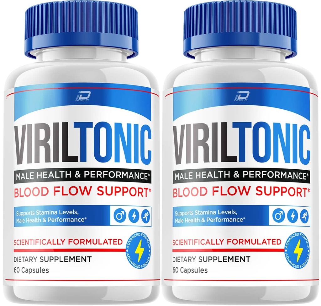 Viril tonic for Men, Viril Tonic Pills Advanced Performance Supplements, Viril tonic Performance, Viril tonic Reviews (2 Pack - 120 Capsules)