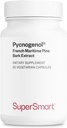 Supersmart - Pycnogenol 200 mg per Day (Patented & Highly Bio available) - Fransız Deniz Bark Ekstraksiyon | Non-GMO & Gluten Free - 60 Vegetarian Capsules
