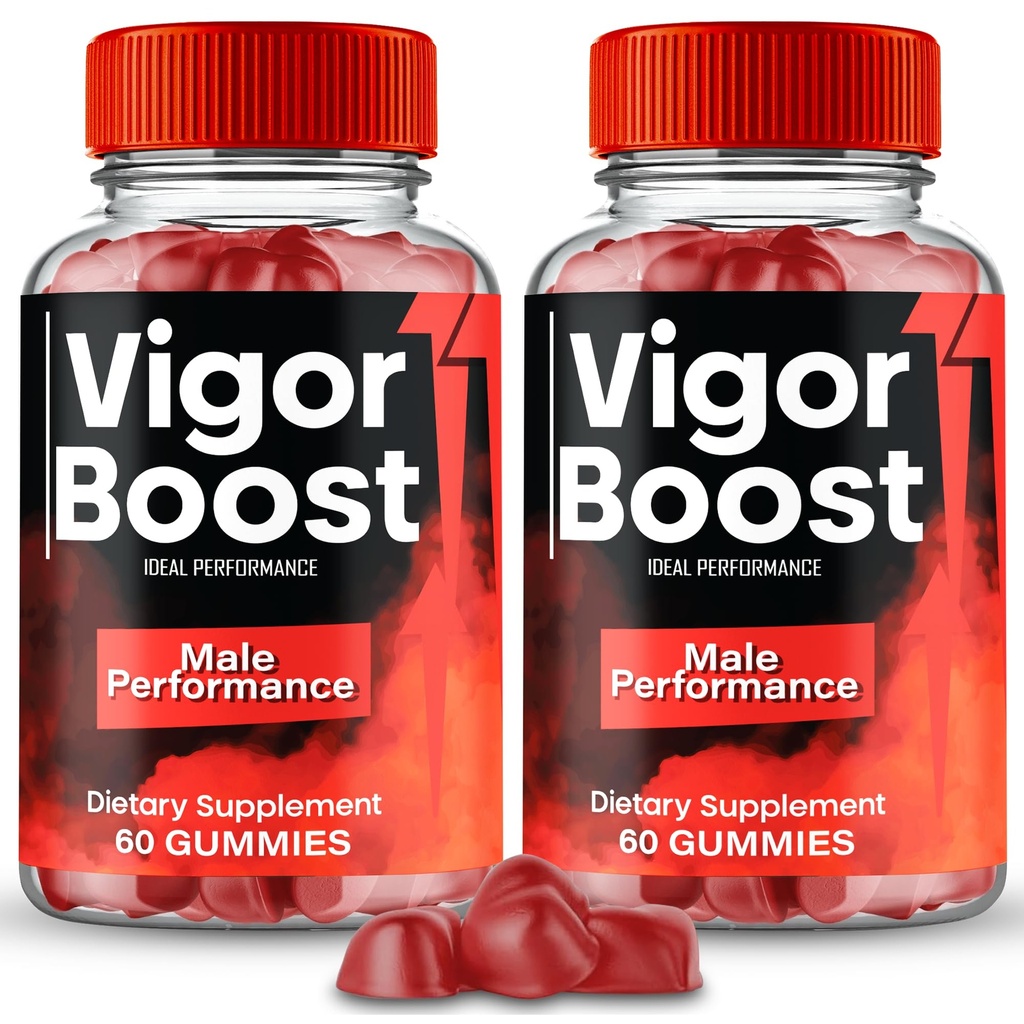 Vigor Boost Gummies, Official VigorBoost Supplement Gummy for Men - Maximum Strength Performance, All Natural Support for Overall Health & Wellness, Advanced Vigor Boost Health Reviews (2 Pack)