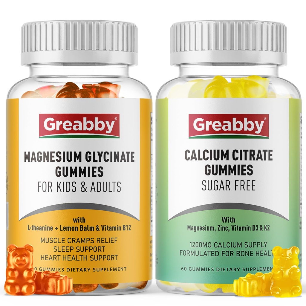Magnezyum Glycinate Gummies, Kids & Yetişkinler için Gummies, Bone Supporties