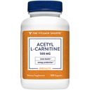 Acetyl-L-Carnitine 500 mg - Sağlıklı Beyin ve Hafıza Fonksiyonlarını Destekler Enerji Üretimi – CarnipureTM, L-Carnitine (120 Capsules) Vitamin Shoppe