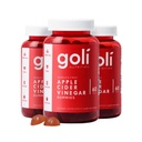 Goli Apple Cider Vinegar Gummy Vitamins - 180 Count - Βιταμίνες B9 & B12, Χωρίς γλουτένη, Vegan & Μη ΓΤΟ