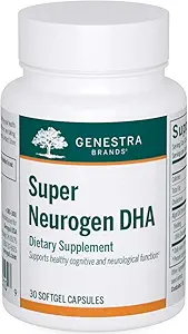 Genstra Brands Super Neurogen DHA | Memory, Cognitive and Neuronal Health | 30 Capsules