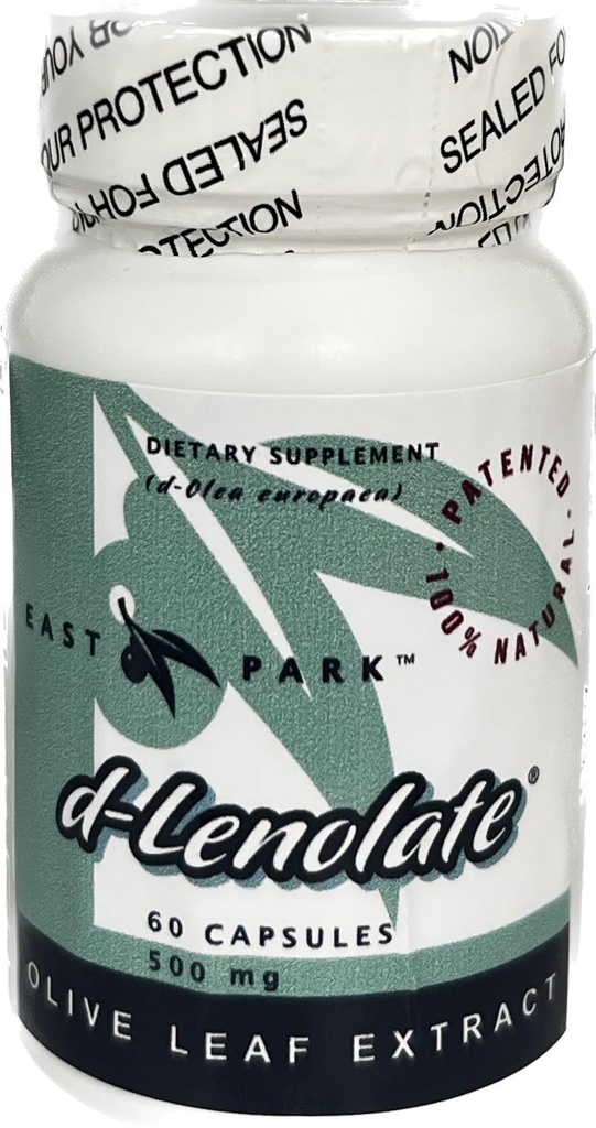 Εκχύλισμα Ελιάς Ανατολικού Πάρκου (OLE) Super Strength d-Lenolate 500mg 