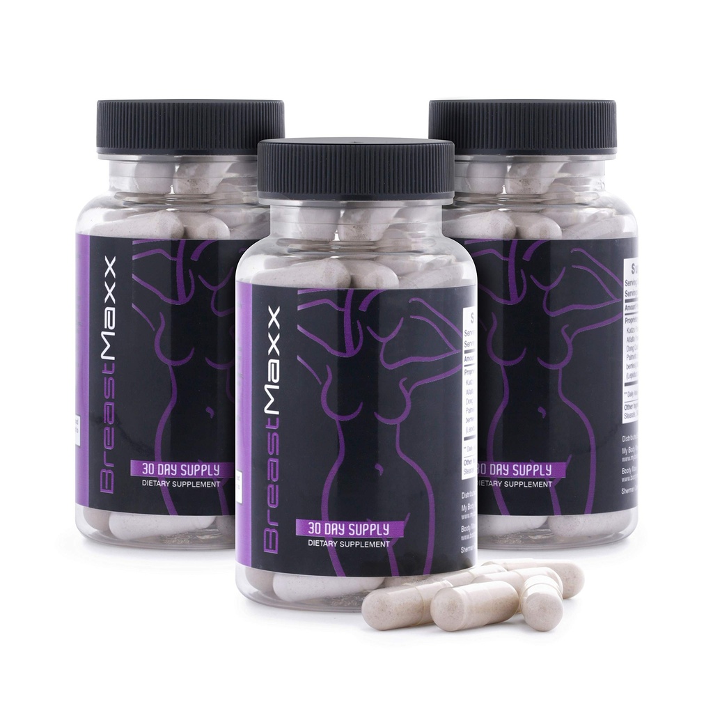 Natural Breast Enhancement Pills for Men and Women - Female Enhancement Pills - Growth Hormones for Men - Pills Promoting Breast Growth - (3 Pack)