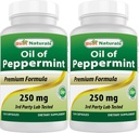 En İyi Doğals Peppermint Oil 250 mg 120 Capsules (120 Kont)