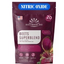 Beets Superfoods Blended Powder Juice: Nitric Oxide Booster & Energy Blend | Beetroot Pomegranate Powder to Extend NO & Blood Flow | No Added Sugar, Freeze-Dried