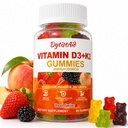 Vitamin D3 + K2 Gummies 2000 IU with Calcium + K2 (MK-7), Magnesium Citrate, Vitamin C, Zinc & Boron – Bone, Heart & Immune Support – Vegan, Non-GMO, Gelatin-Free, Sugar-Free Supplement, 60 Gummies