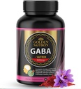 GOLDEN SAFFRON - GABA + Saffron Ekstraksiyon Tamamı - Rahatlama, Restful Sleep ve Mood Destek - ABD'de Ek Olmayan Şekerle Yapıldı