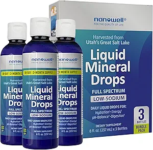 Sıvı Mineral Durağı - Trace Mineral Tamam | Full Spectrum Mineraller | Ionic Liquid, Magnezyum, Pyum | Low sodyum | Enerji, Elektrolytes | 288 Day Supply, 8 fl oz (Pazar 3)