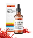 Organik Saffron Tincture - Pure Saffron Ekstraksiyon - Premium Saffron Crocus Sıvı Tamam - Doğal, Vegan, Non-GMO - Pure Saffron Sıvı 2oz
