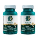 NEURIVA Ultra Brain Supplement for Mental Alertness, Memory, Focus & Focus with Clinically Tested Cognivive, Neurofactor, Phosphatidylserine, Vitamins B6 & B12, 60 Count Caps (2 Pack)