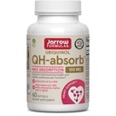 Jarrow Formulas QH-Absorb, 100 mg, Ubiquinol Diyetary Supplement for Health Cardiovascular Function, 60 Softgels, 60 Day Supply