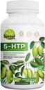 Συμπλήρωμα 5-HTP 200mg, Υποστηρίζει υγιή ύπνο & διάθεση με ασβέστιο – Μη ΓΤΟ, Γλουτένη-ελεύθερο – 90 κάψουλες