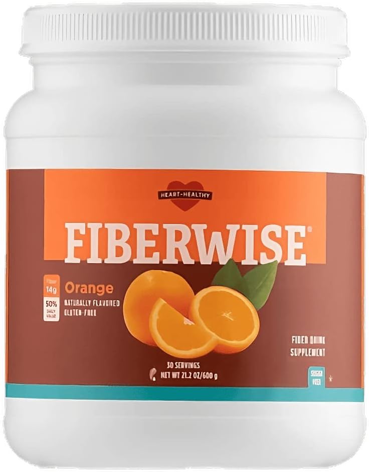 Melaleuca FiberWise Heart Health-Fiber Supplement-30 Servisler-Net WT 28.6 OZ.(810g) - Orange