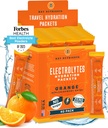KEY NUTRIENTS Electrolytes Toz Paketleri - Tangy Orange 40 Pack Hydration Packets - Travel Hydration Toz - No Sugar, No Calories, Gluten Free - Made in USA