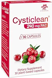 Cranberry PAC Supplement – 240 mg PAC, Sugar-Free – Urinary Tract Enfeksiyon Desteği – Cystitis & Interstitial Cystitis için En Etkili Cranberry Pills