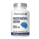 Phosphatidylserine, 500mg, 240 Veggie Capsules 100% Vegetarian, Non-GMO & Gluten Free