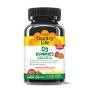 Ülke Hayat Vitamin D3 Gummies – 1.000 IU Cholecalciferol, 60 Kont – Bone & Immune Health – Vegetarian, Gluten-Free, Strawberry & Orange Flavors – Pectin-Based, No Yapay Sweeteners