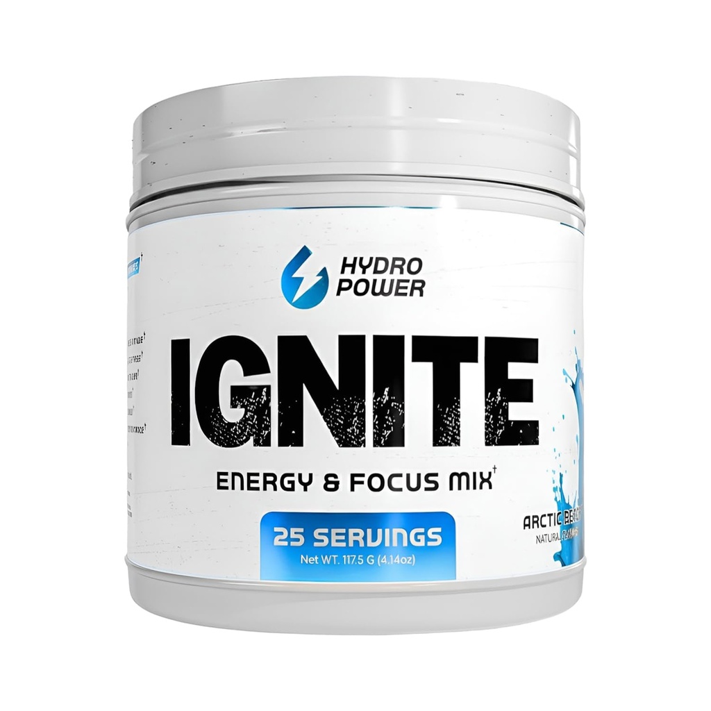 Hydro Power Ignite Energy & Focus Mix | Arctic Beast - 25 Servings Powder