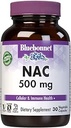 Bluebonnet NAC 500 mg Vitamin Capsules, 30 Count