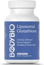 Bodybio Liposomal Glutathione | Vücut En Güçlü Antioksi | Master Detoxification | Kolon Cleanse| Optimal Hücre Immune Defense için Koruma | Gelişmiş Liposomal Aborpsiyon | 60 Capsules