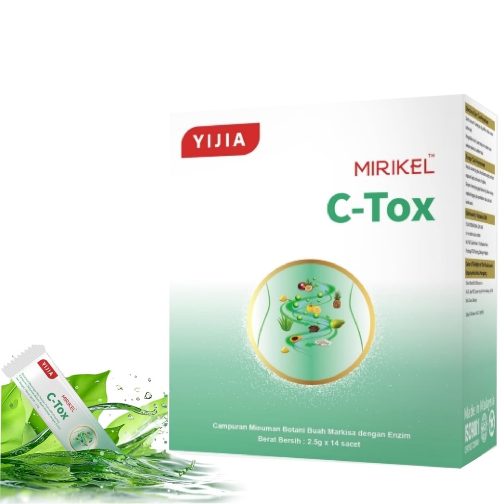 Usoway Healthcare Product,C-Tox Enzyme & Probiotic Detox Drink – Supports Digestion, Gut Health & Weight Management – 14 Stick Packs(C-TOX,Pack of 1)