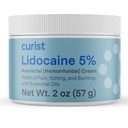 Curist 5% Lidocaine Cream Pain Relief - Numb Quickly & Effectively with 5% Lidocaine Numbing Cream for Anorectal Use - (1 Pack - 2 oz Jar)