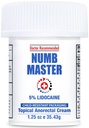Clinical Resolution Numb Master 5% Lidocaine Numbing Cream for Pain Relief, Topical Anesthetic Burn Itch Cream Maximum Strength, Fast Acting Hemorrhoid Treatment with Vitamin E and Aloe, 1.25 Oz