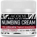 Numbing Cream Extra Strength: 5% Lidocaine Local Anesthetic- Long Lasting Extra Relief with Menthol Arnica and Emu Oil