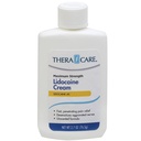 Thera|Care Maximum Strength OTC Lidocaine Cream | Numbs Away Pain | Long-Lasting Relief | Non-Greasy | 2.7 Oz