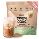 Renude Chagaccino - Chaga Mushroom Toz, Mushroom Coffee Drink Mix with Adaptogens, Natural Energy and Immune Support, Vegan, Keto, Zero Calorie Mushroom Mix Toz - 30 Servisler