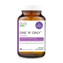 PURE ESSENCE LABS One N Multivitamin for Women, Natural One a Day φυτικό συμπλήρωμα με βιταμίνη D3, B12, και βιοτίνη με ολόκληρα τρόφιμα, 30 δισκία