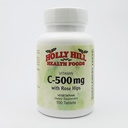 Holly Hill Health Foods, C-500 MG with Rose Hips, 100 Vegetarian Tablets