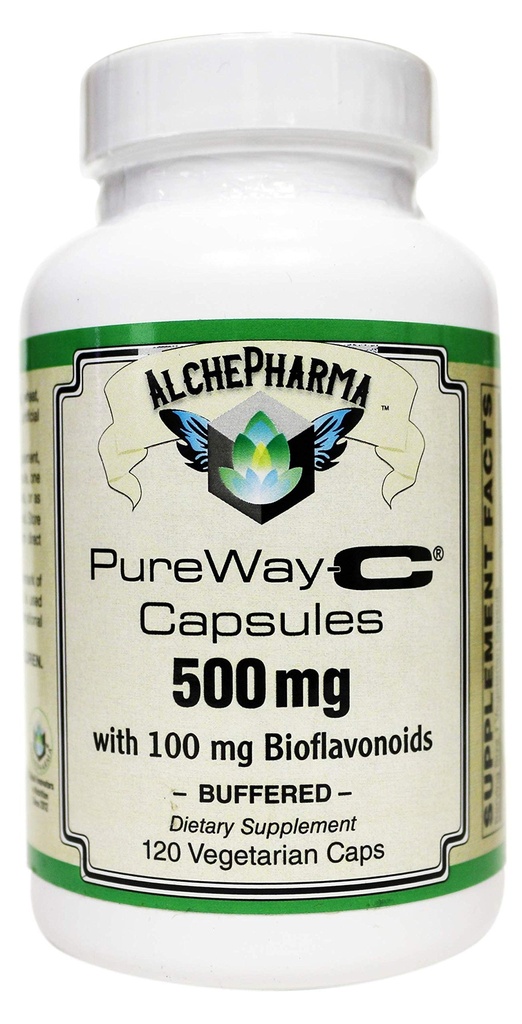 Pureway-C 500 Mg W/Bioflavonoids, Veg Caps.