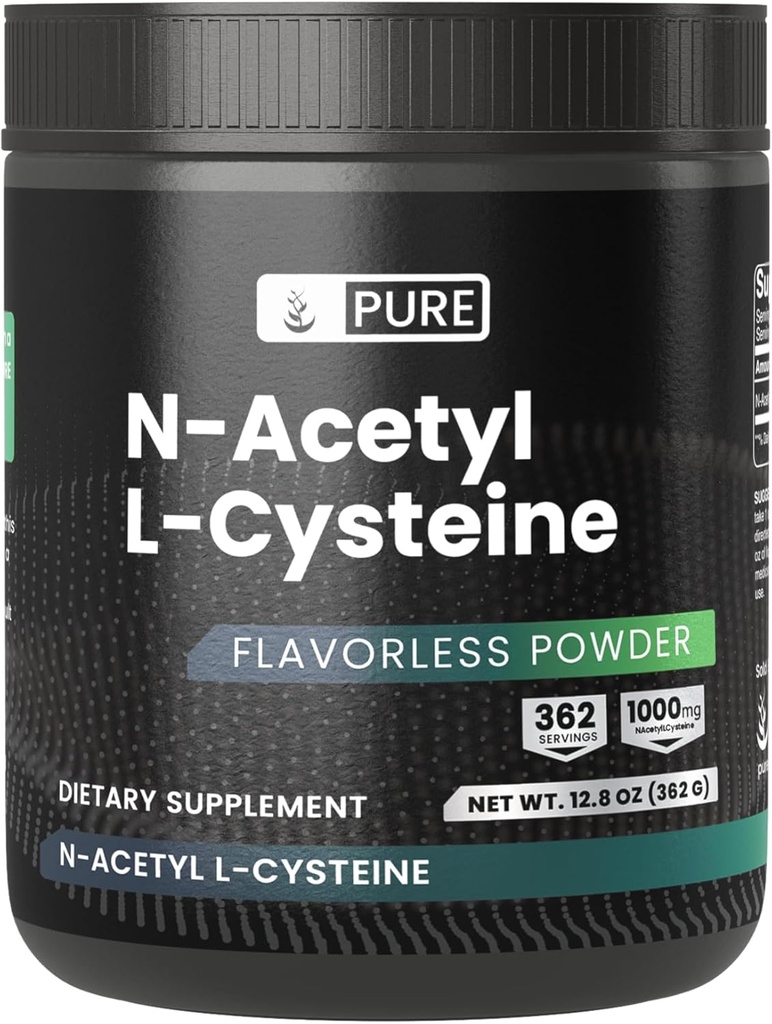 PURE ORIGINAL INGREDIENTS NAC Toz, 12.8 oz, N-Acetyl L-Cysteine, replica, Always Pure Pure